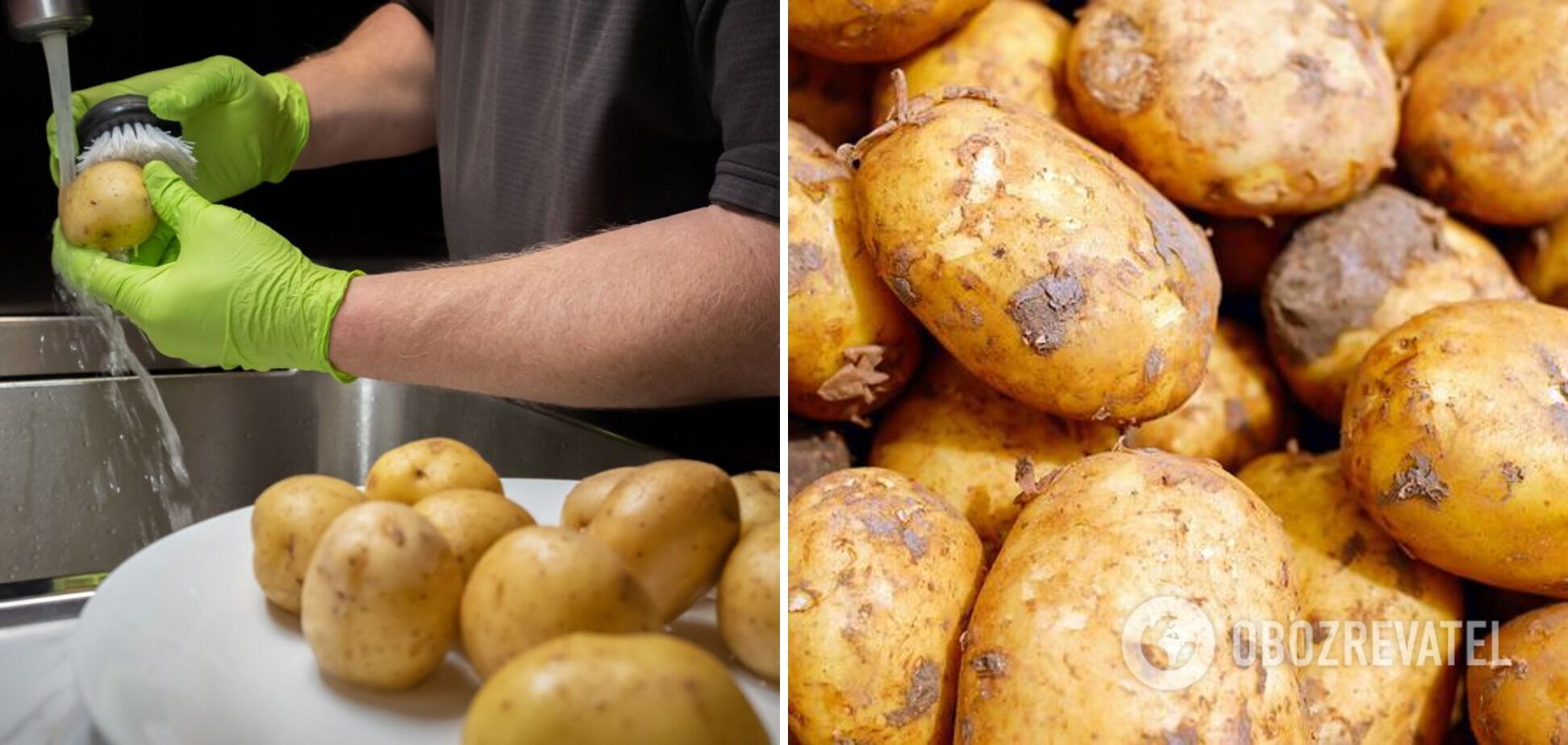 Как почистить молодой картофель