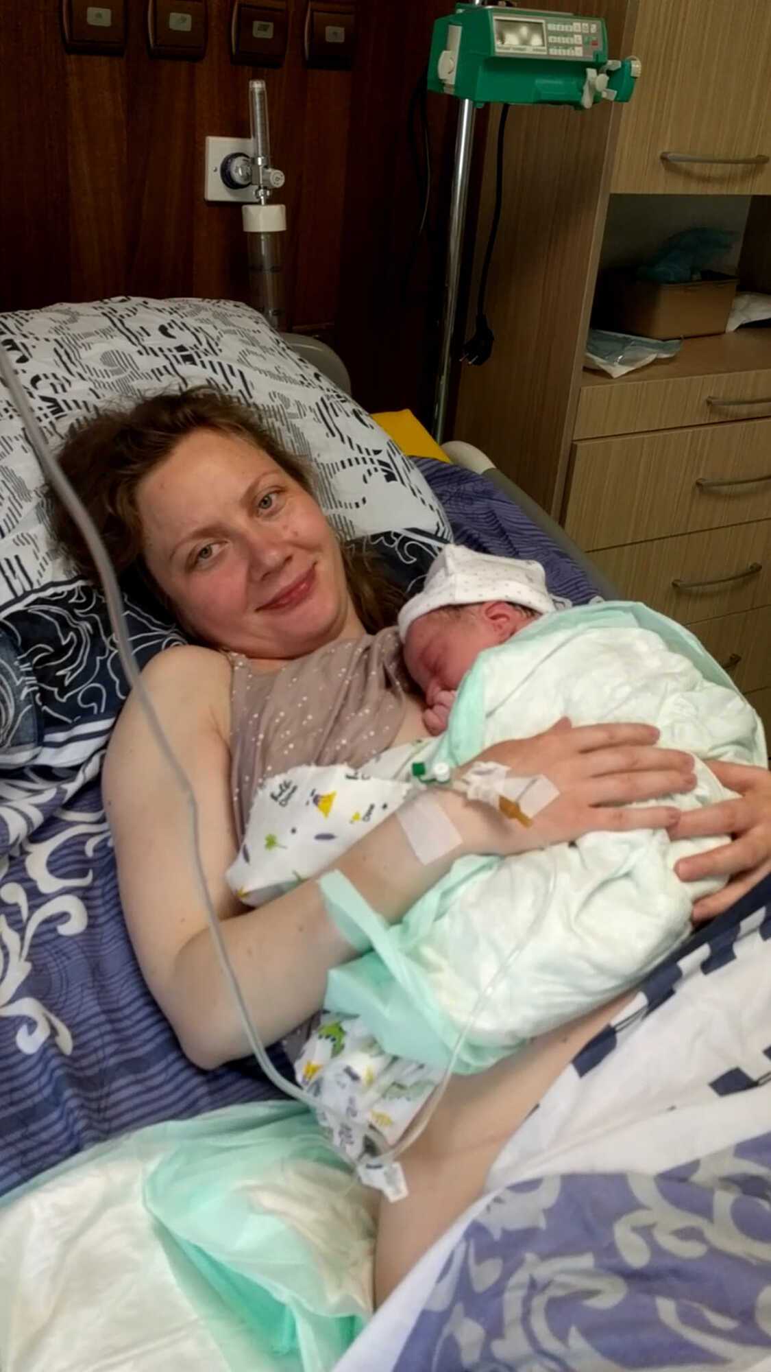 "Мріяли про цей день": дружина загиблого на війні добровольця народила доньку. Фото