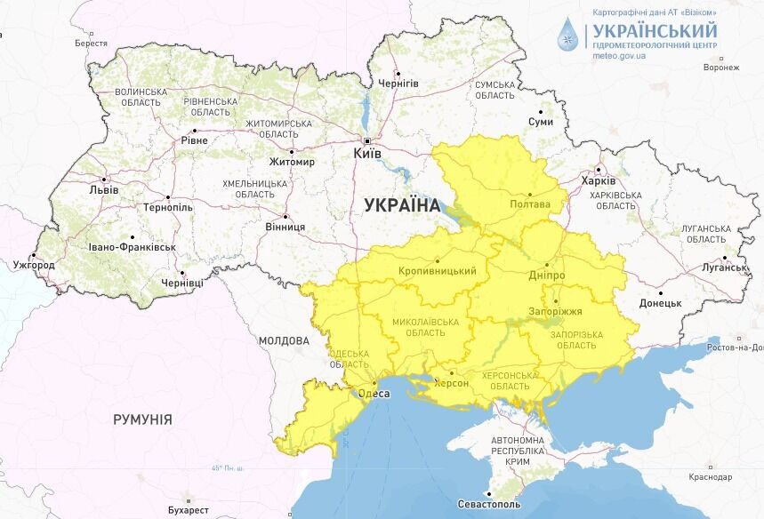 Готовьте зонтики: синоптики уточнили прогноз погоды в Украине на вторник. Карта