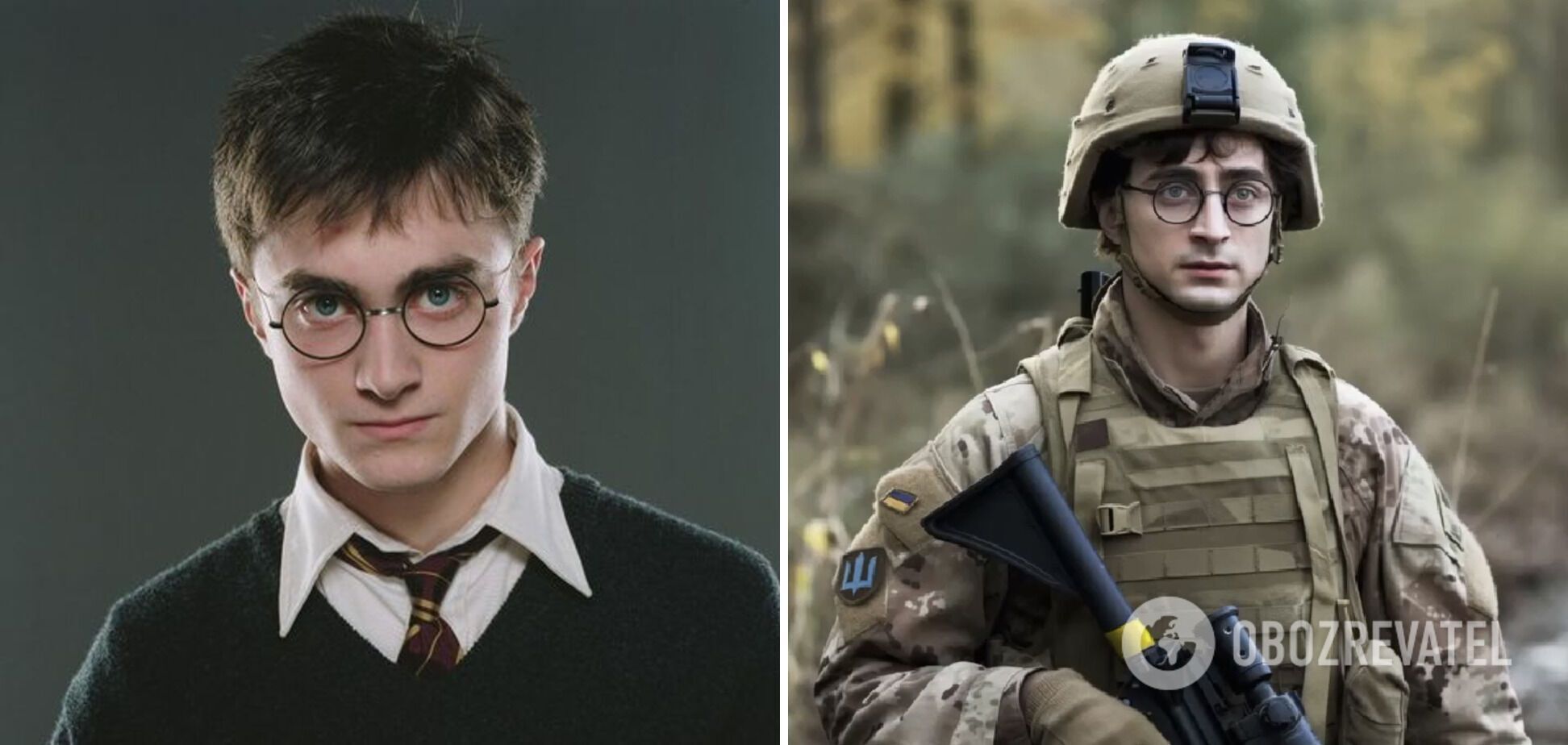 "Гарри Поттер" в рядах ВСУ: искусственный интеллект показал, как выглядели бы герои культовой франшизы на фронте в Украине