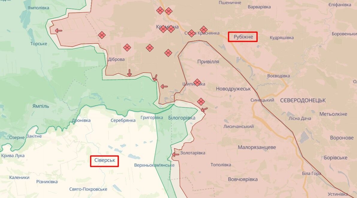 Оккупанты "брали" Бахмут пять раз, а Марьинку – шесть: ложь россиян показали на инфографике