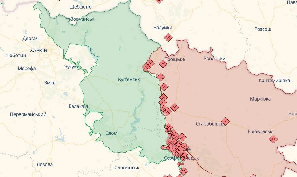 Войска РФ пытаются наступать в районах Бахмута, Марьинки и Авдеевки: в Генштабе рассказали о ситуации на фронте. Карта