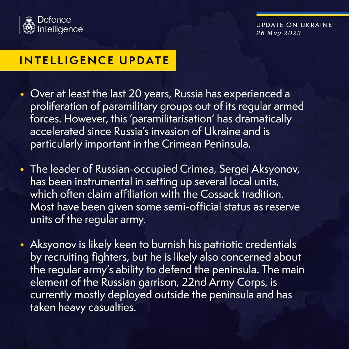 Дело не только в политических амбициях: разведка Британии объяснила, зачем Аксенову парамилитарные группировки в Крыму