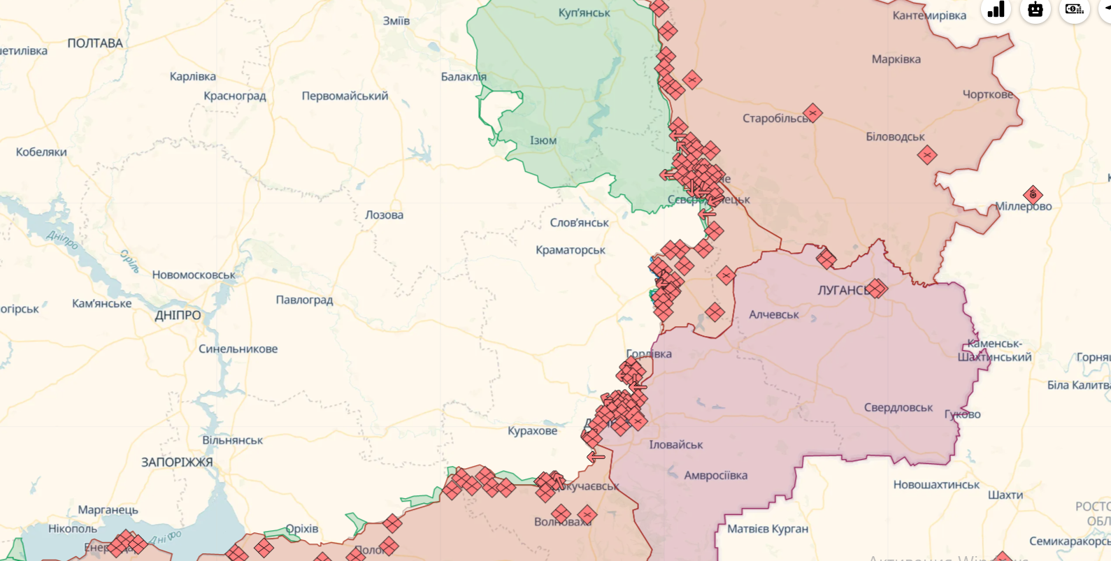 Українська авіація завдала 13 ударів по ворогу, під Бахмутом атаки окупантів були безуспішними – Генштаб