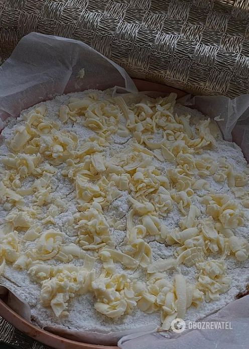 Пирог ''Три стакана'' с яблоками: проще шарлотки