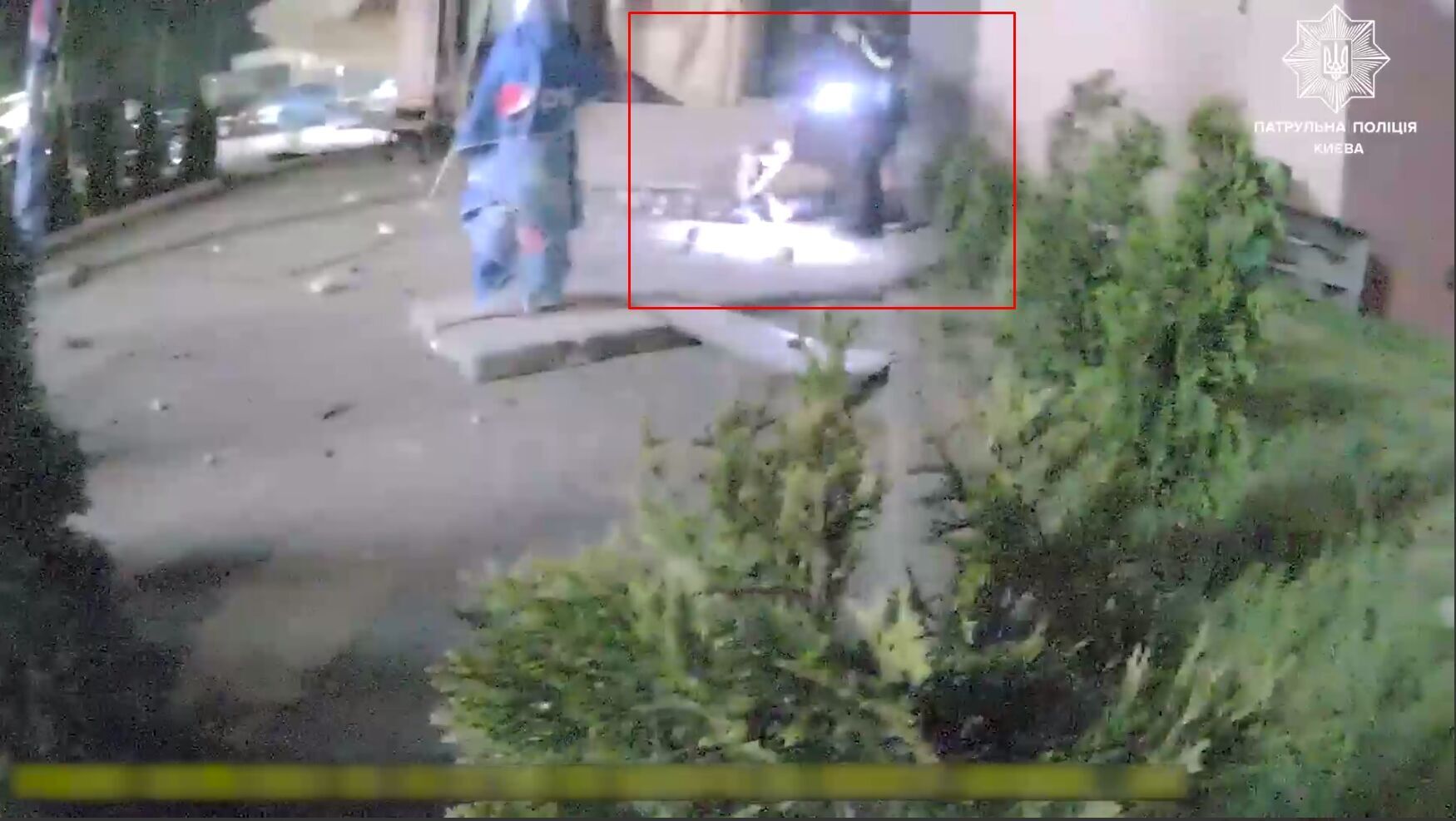 "Где болит, скажите": полиция показала первые минуты после обстрела Киева в ночь на 28 мая. Видео