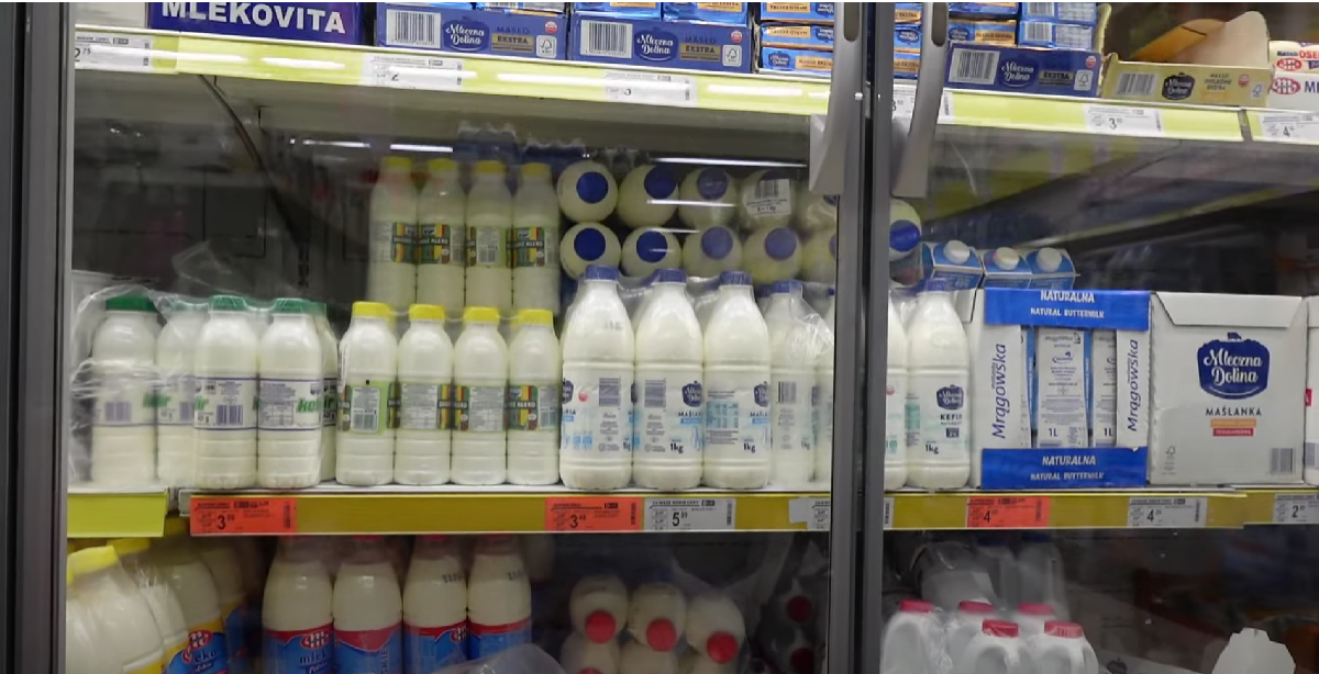 Ціни на молоко в Польщі