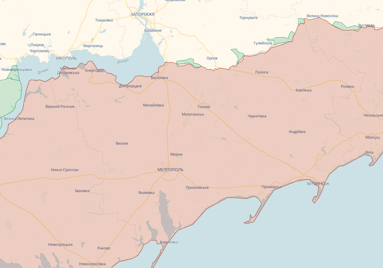 Окупанти збільшили кількість блокпостів біля Мелітополя, українцям погрожують депортацією, – Федоров