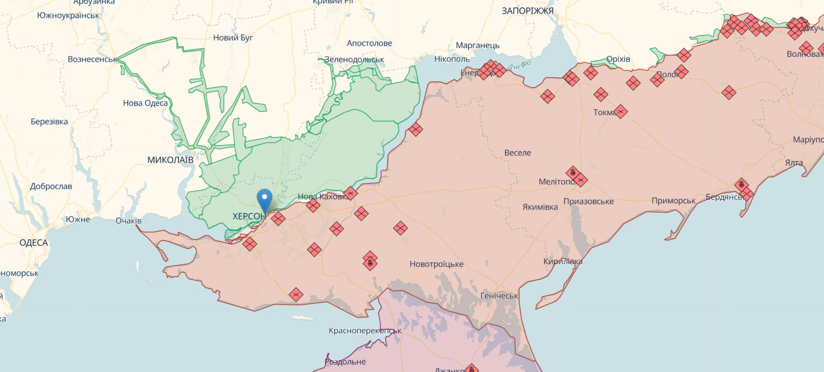 Спецпризначенці СБУ накрили вогнем російських окупантів під Херсоном: кадри з лівого берега