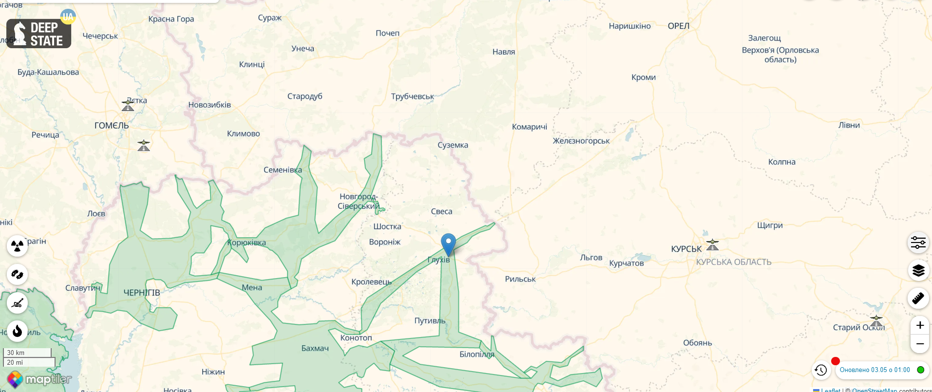 Окупанти вдарили керованими бомбами по Глухову на Сумщині: постраждали п'ять осіб 