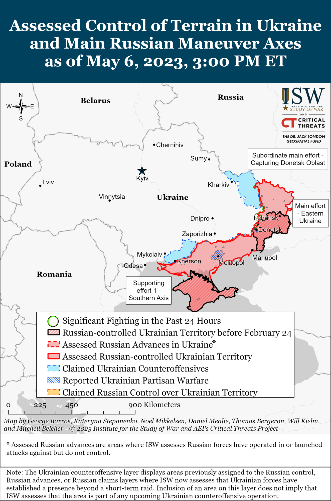 Лінія фронту в Україні