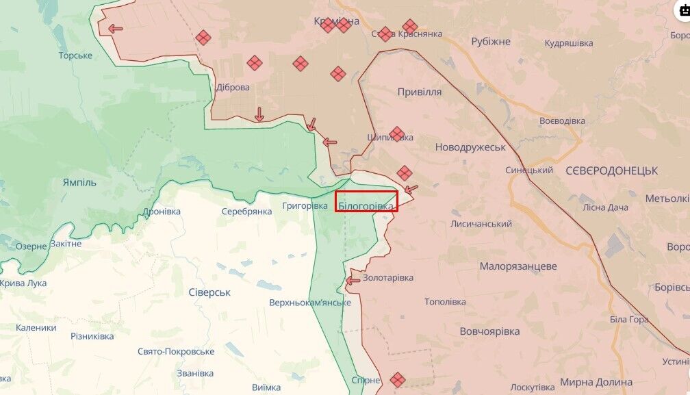 Захватчики несут ощутимые потери на Луганщине, пытаясь прорваться в Белогоровку