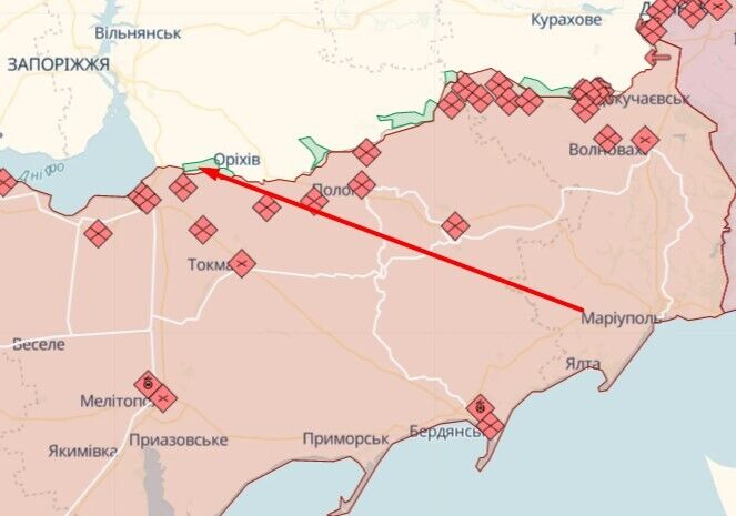 Інтенсивність зростає: загарбники почали активніше переганяти важку техніку через Маріуполь. Відео