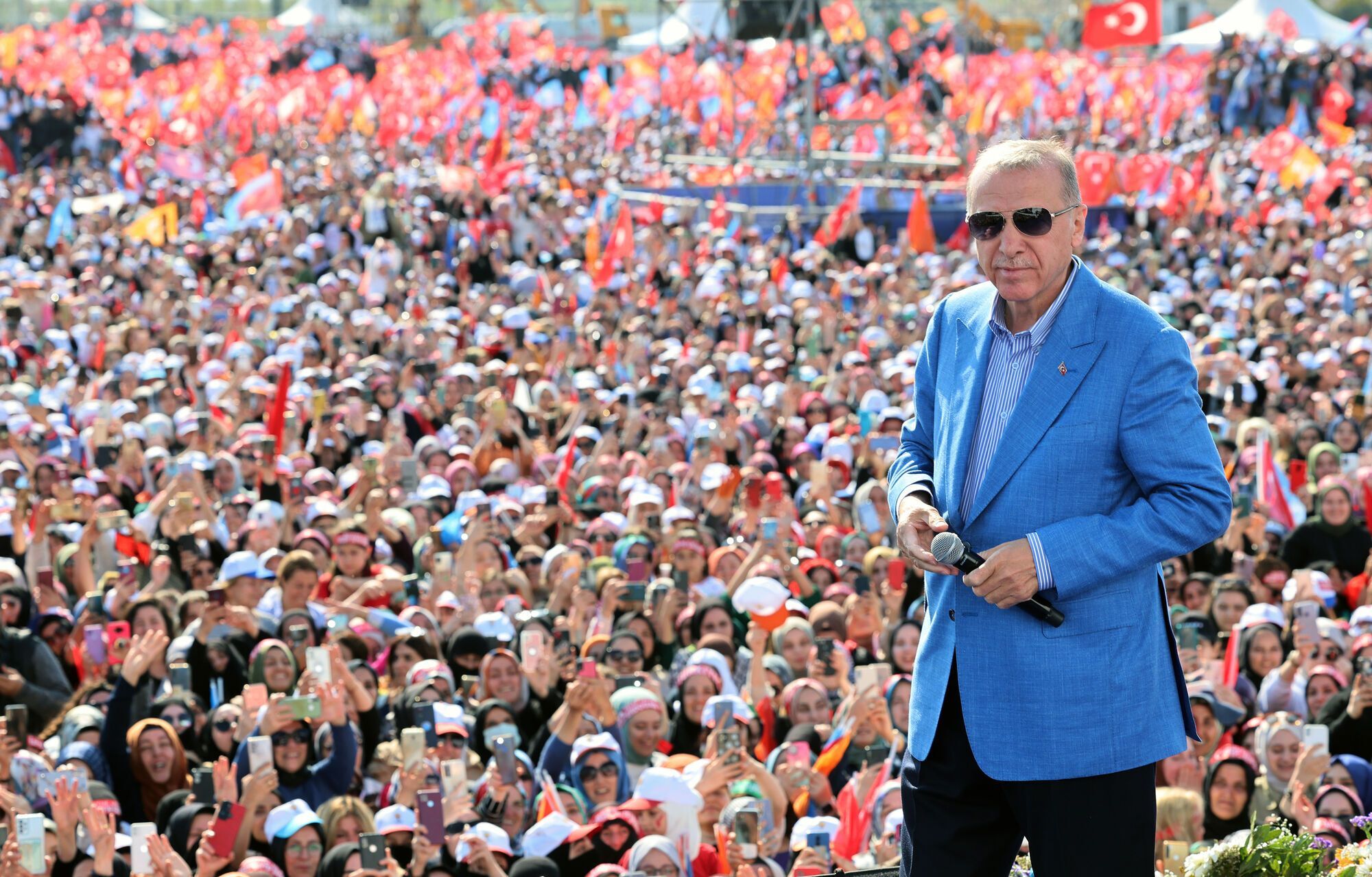 В Турции на митинг за Эрдогана вышли 1,7 млн человек: впечатляющие кадры