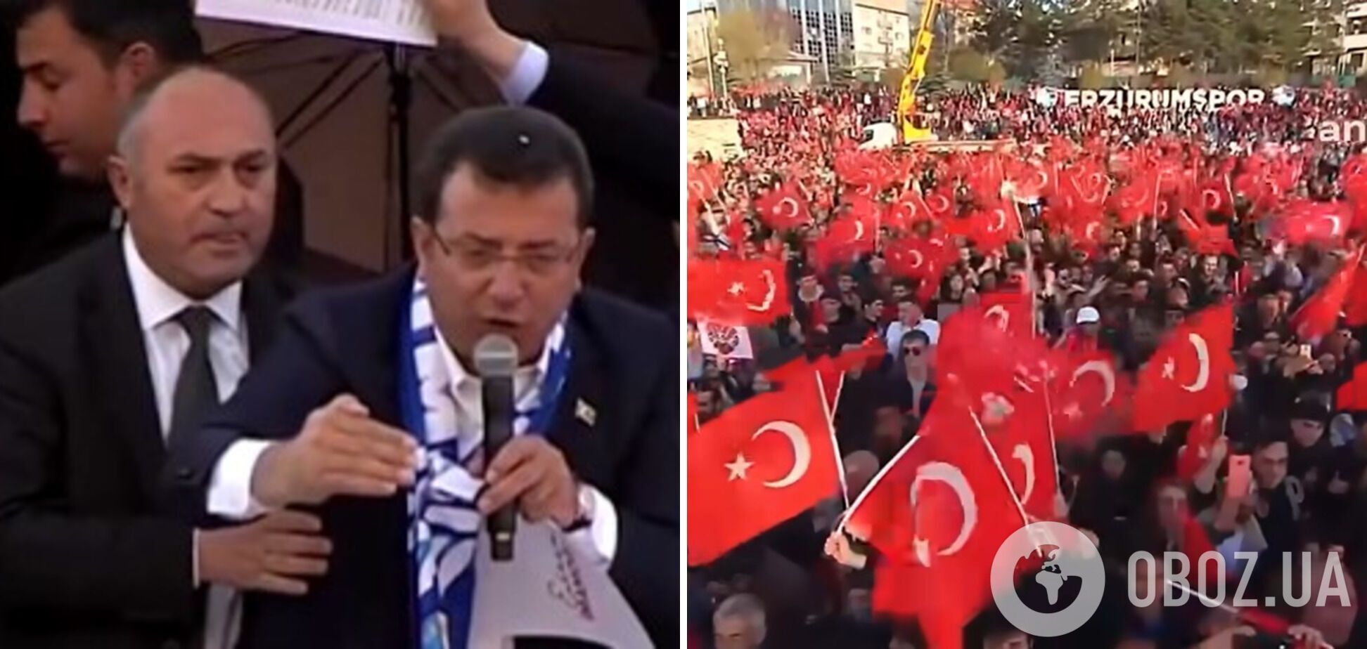 В Турции топ-кандидата от оппозиции и его сторонников забросали камнями на митинге: есть раненые. Видео