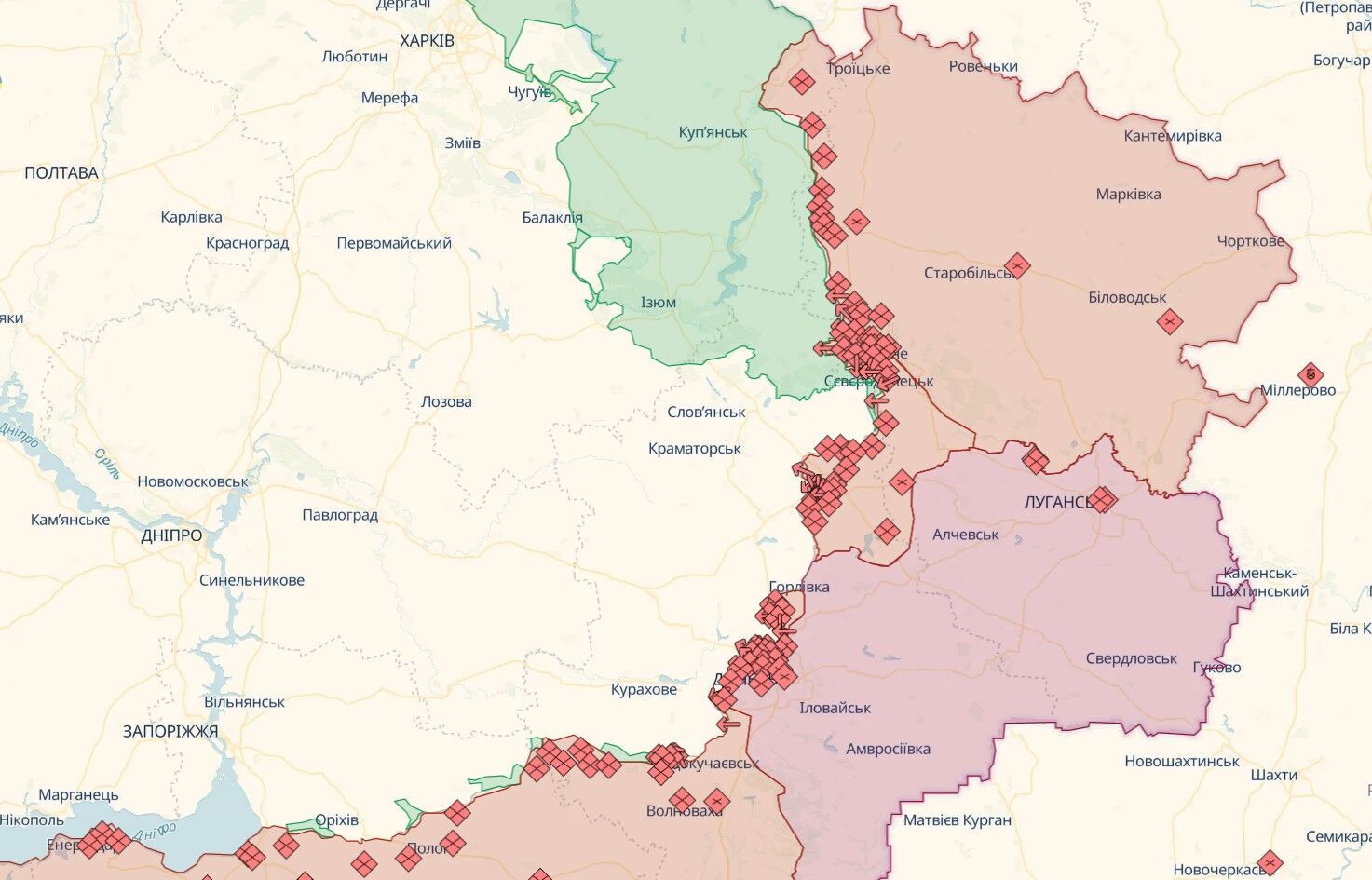 Тривають запеклі бої за Бахмут і Мар'їнку: Сили оборони відбили майже 30 атак ворога – Генштаб