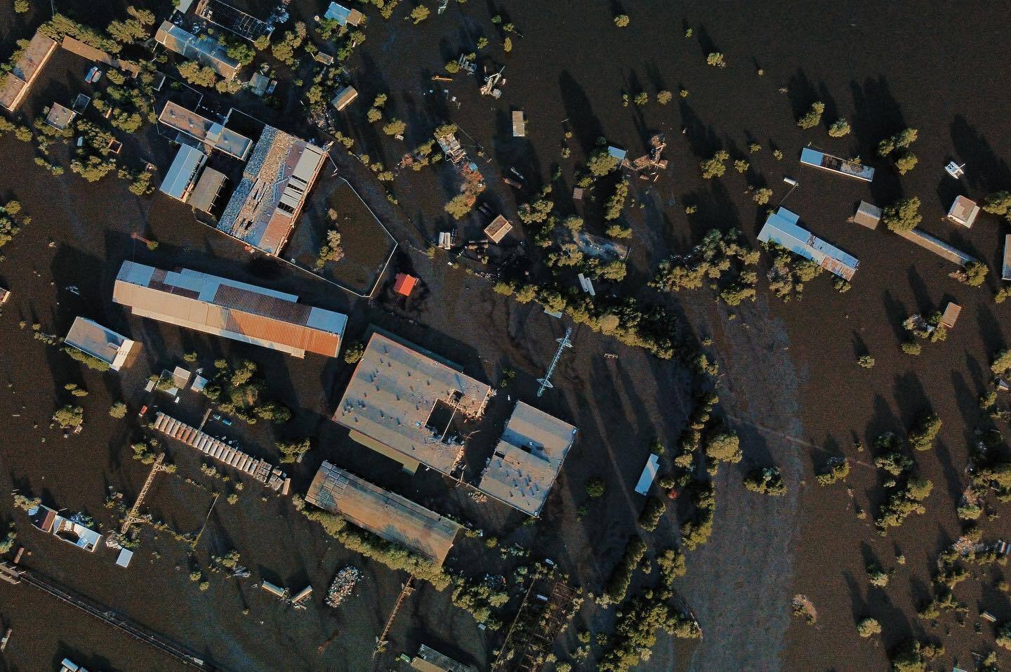 Затоплену Херсонщину показали на фото й відео з дрона