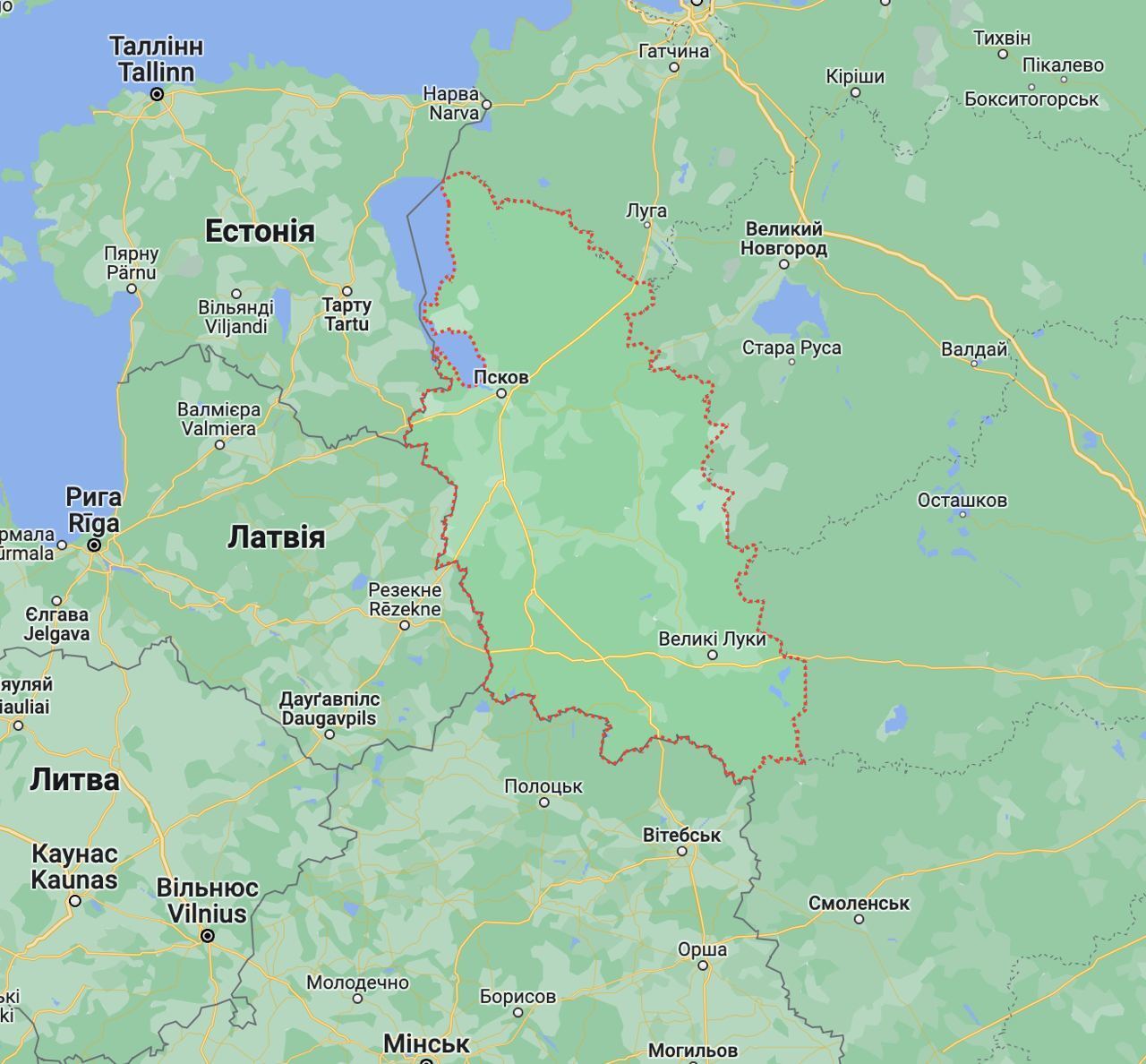 У Росії злякалися "нападу Естонії і Латвії" після фіаско в Бєлгородській області