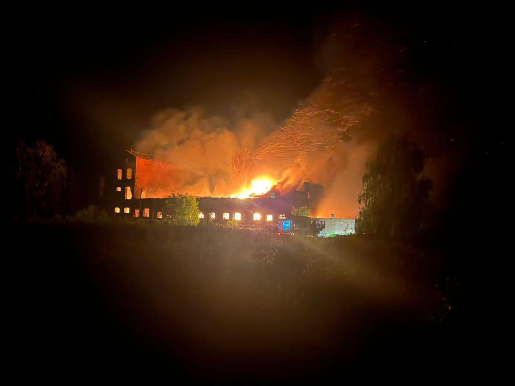 Пожар в Белополье