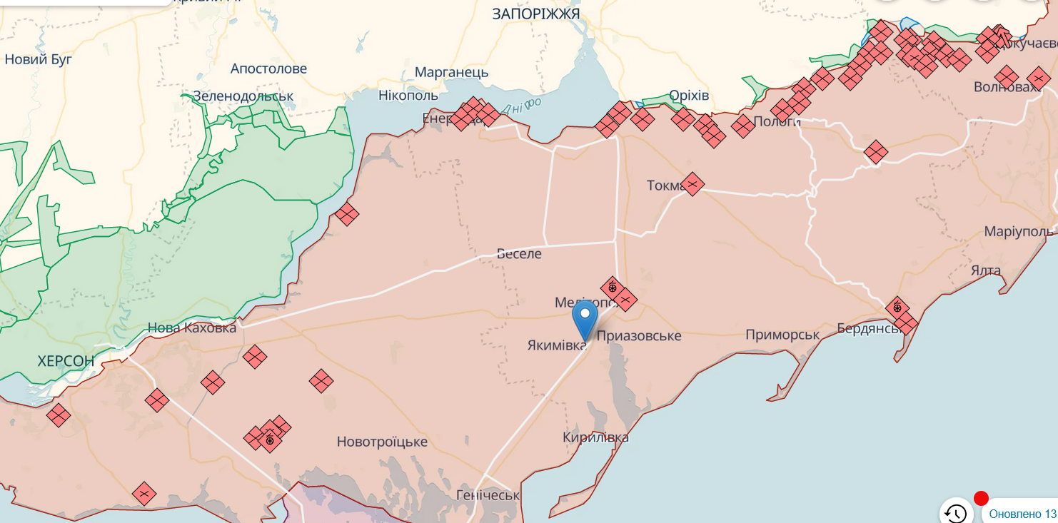 Частина окупантів у цивільному одязі: в Якимівку на Запоріжжі прибуває підкріплення ЗС РФ і ФСБ