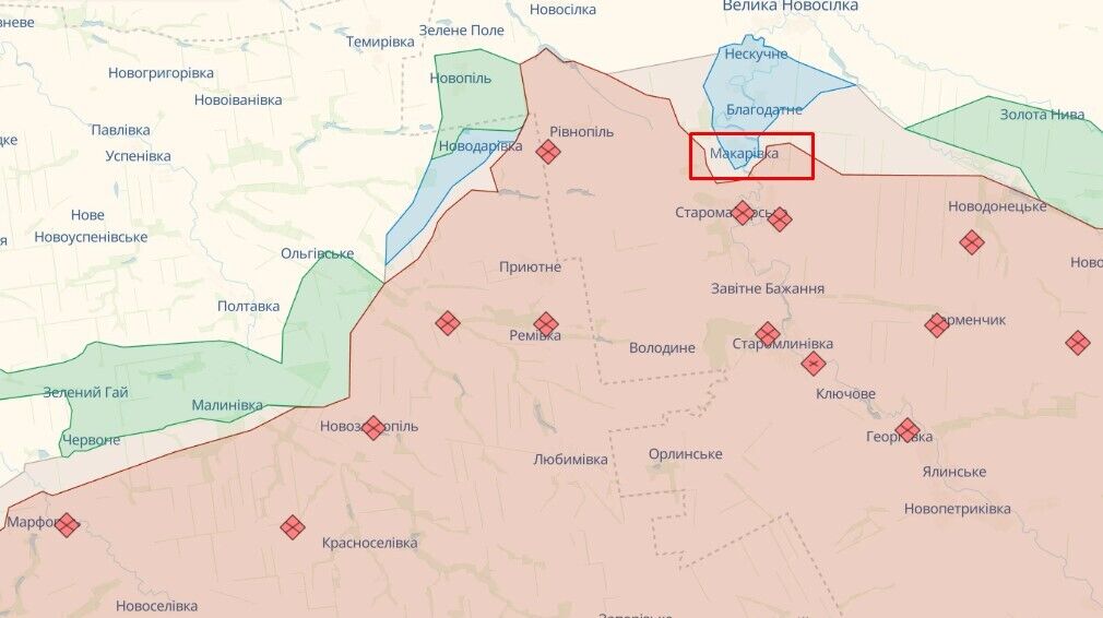 ВСУ преуспевают в результате наступательной операции, на Бердянском направлении идут бои в районе трех населенных пунктов – Генштаб