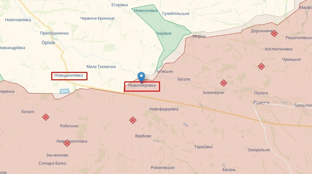 ВСУ преуспевают в результате наступательной операции, на Бердянском направлении идут бои в районе трех населенных пунктов – Генштаб