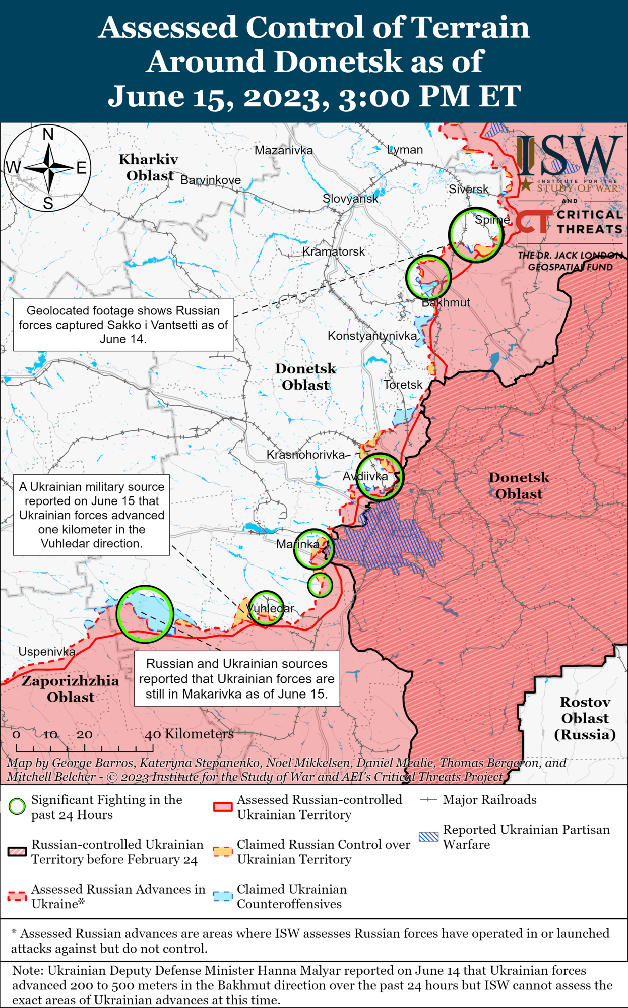 ЗСУ нарощують темп контрнаступальних операцій, Росія починає реорганізацію військ – ISW