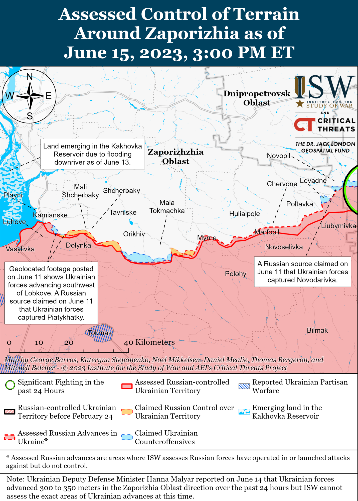 ВСУ наращивают темп контрнаступательных операций, Россия начинает реорганизацию войск – ISW