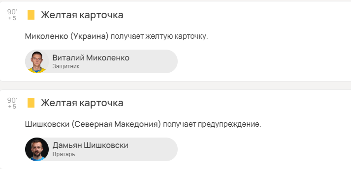 Суддя покарав лідера збірної України одразу після матчу з македонцями у відборі Євро-2024