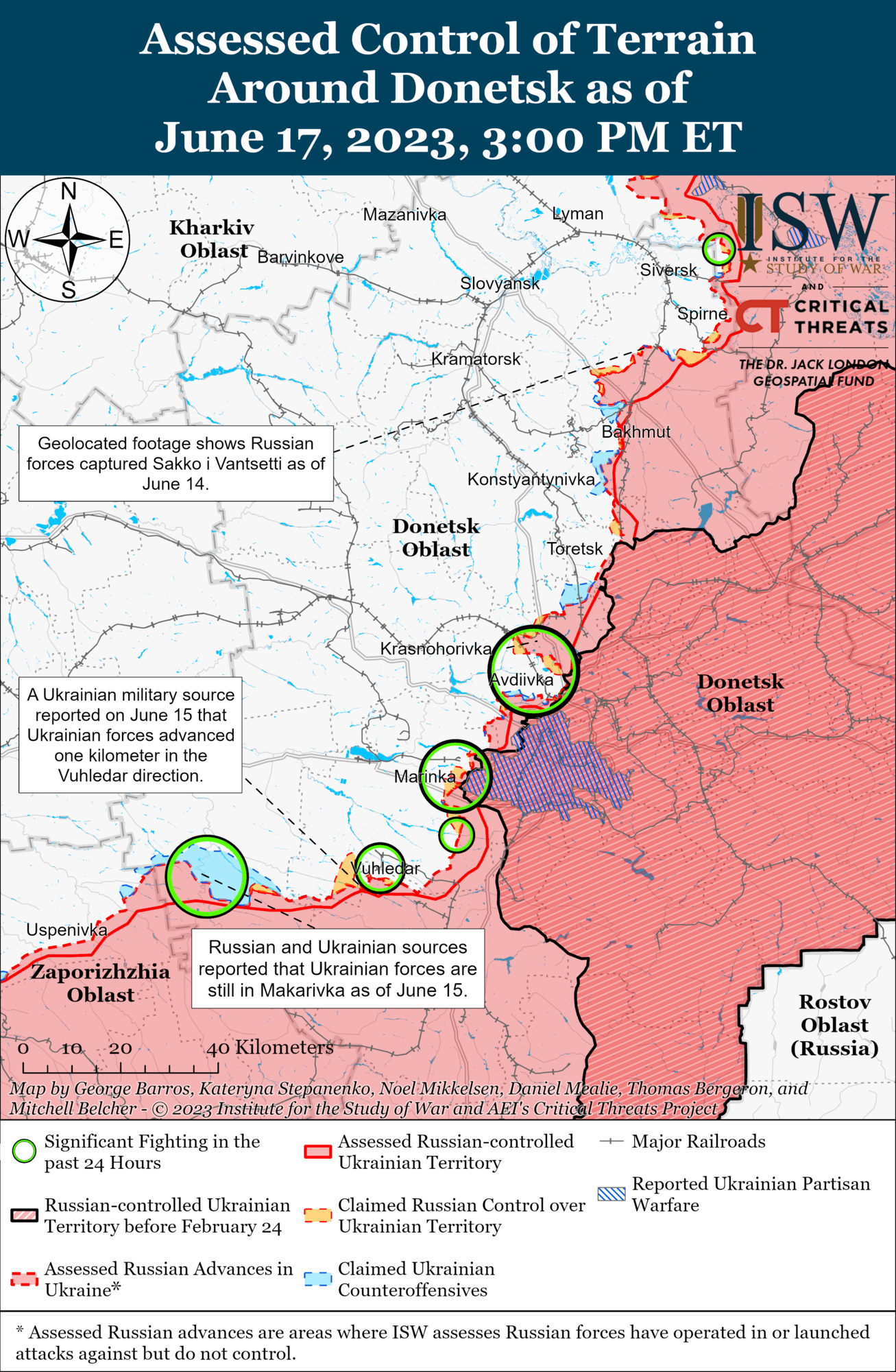 ЗСУ ведуть контрнаступ на чотирьох ділянках фронту, а Кремль посилив мобілізацію – ISW