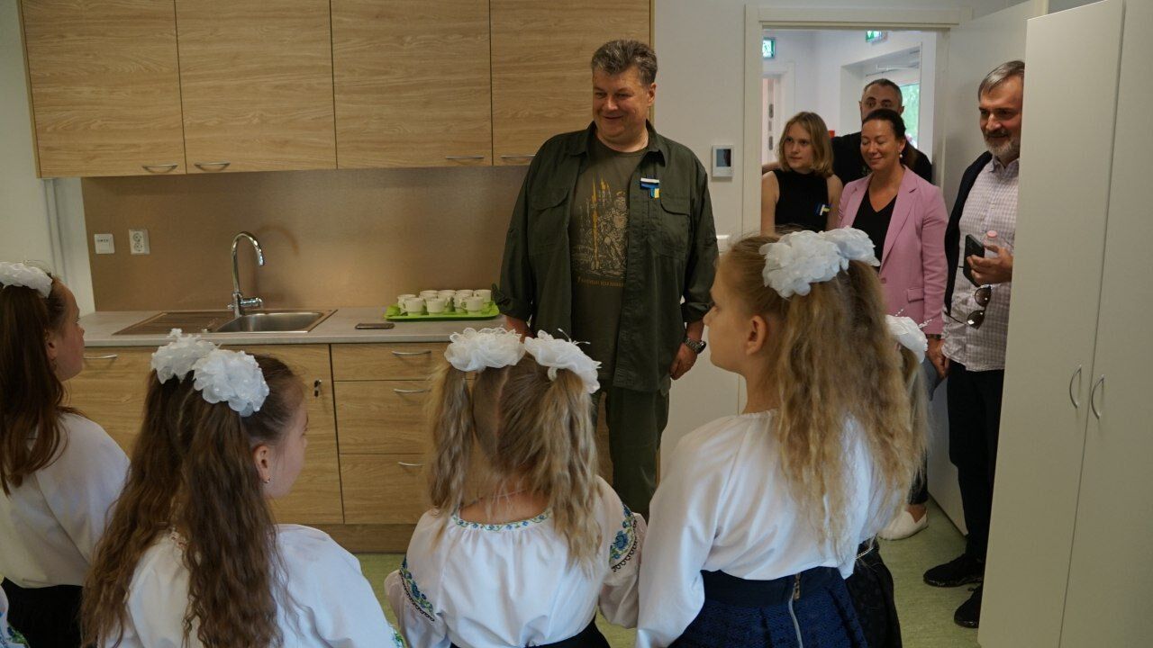 В Овруче открыли первый объект, построенный "с нуля" при поддержке партнеров и друзей из Эстонии. Фото