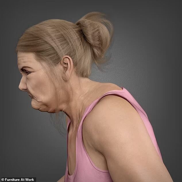 Запухшие глаза и руки-когти: как работники на удаленке могут выглядеть уже через 70 лет. Фото