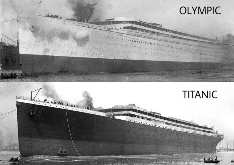 "Олімпік" та "Титанік" порівняння