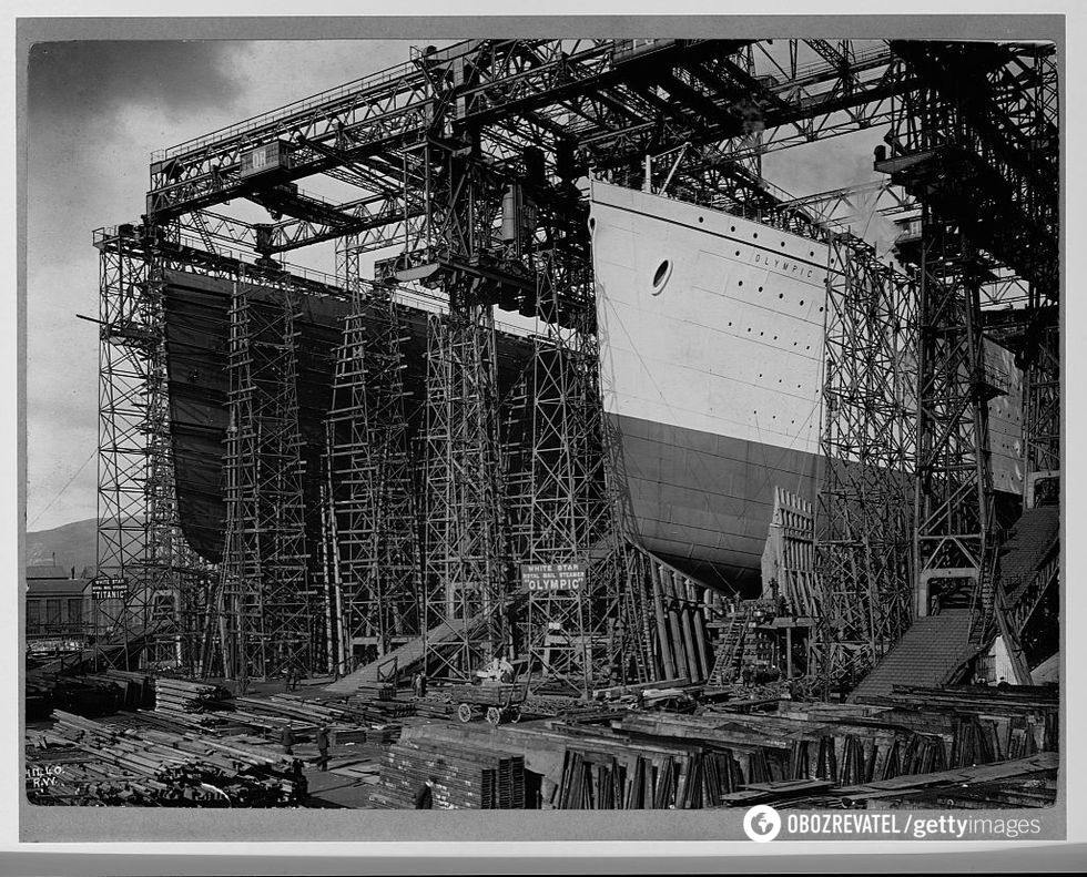 "Титаник" и "Олимпик" были построены одновременно