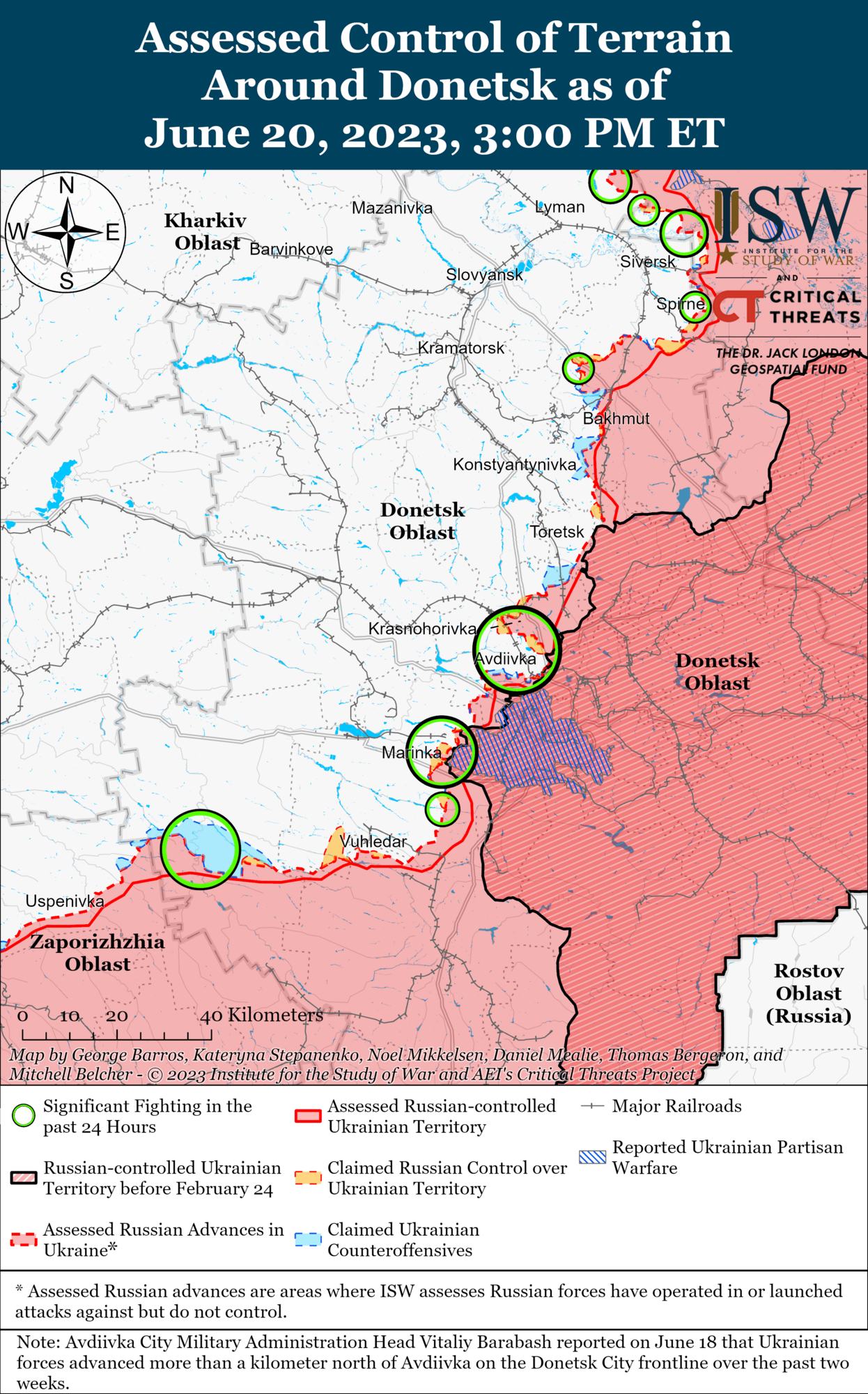 Контрнаступальні операції йдуть на двох ділянках, ЗСУ зіткнулися з сильним опором військ РФ: аналіз ISW