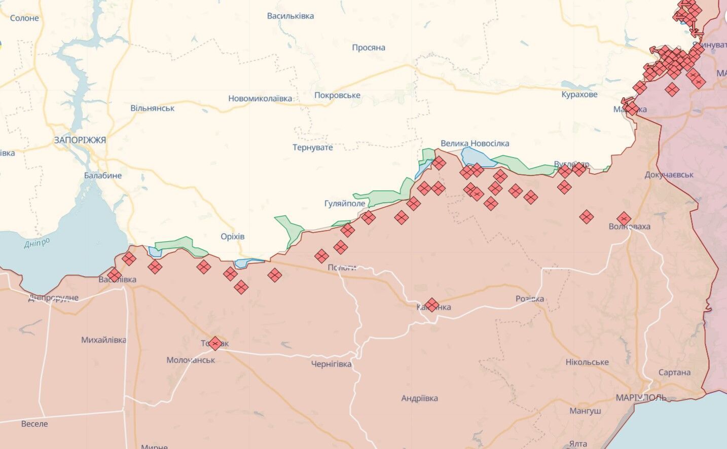 ЗСУ закріплюються на досягнутих рубежах на півдні, на Донеччині йдуть важкі бої – Генштаб