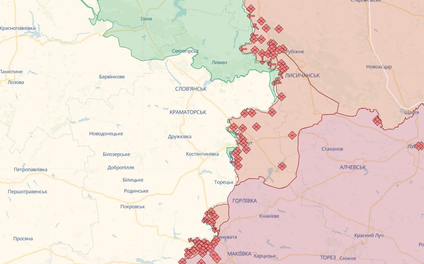 ЗСУ закріплюються на досягнутих рубежах на півдні, на Донеччині йдуть важкі бої – Генштаб