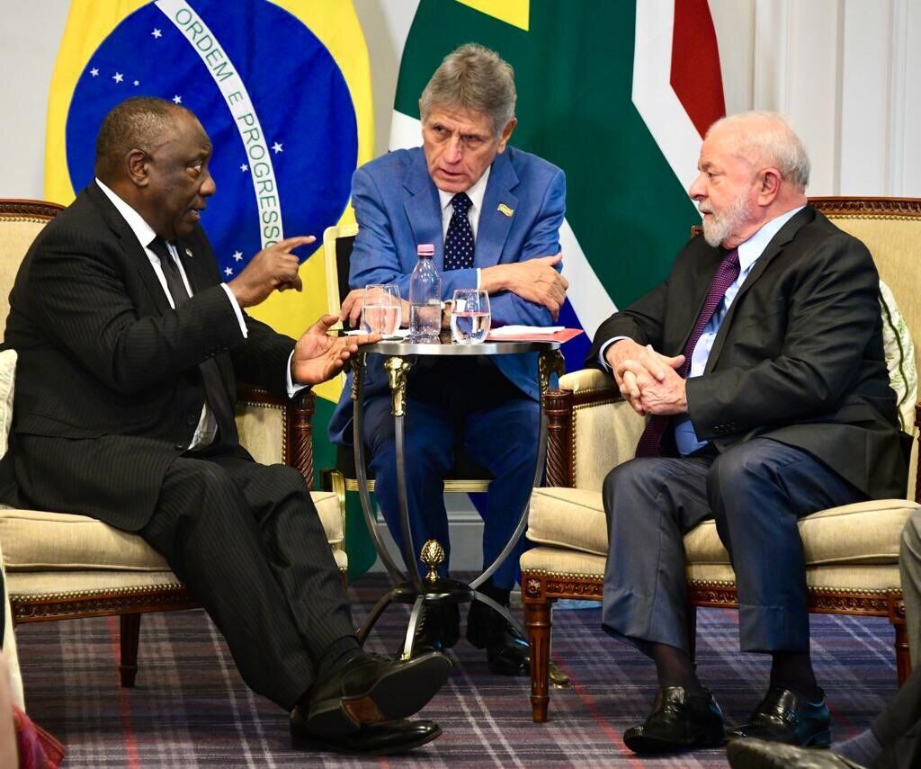 Президенти Бразилії та ПАР зустрілися в Парижі: говорили про встановлення миру в Україні. Фото