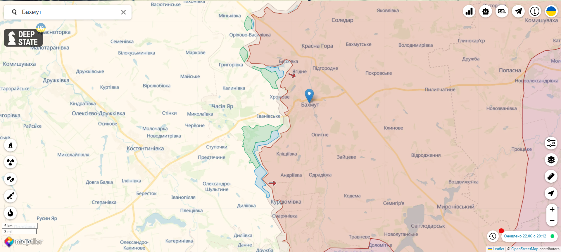 Війська РФ намагалися наступати в районі Білогорівки, але отримали відсіч від ЗСУ:  Генштаб розповів про ситуацію на фронті. Карта