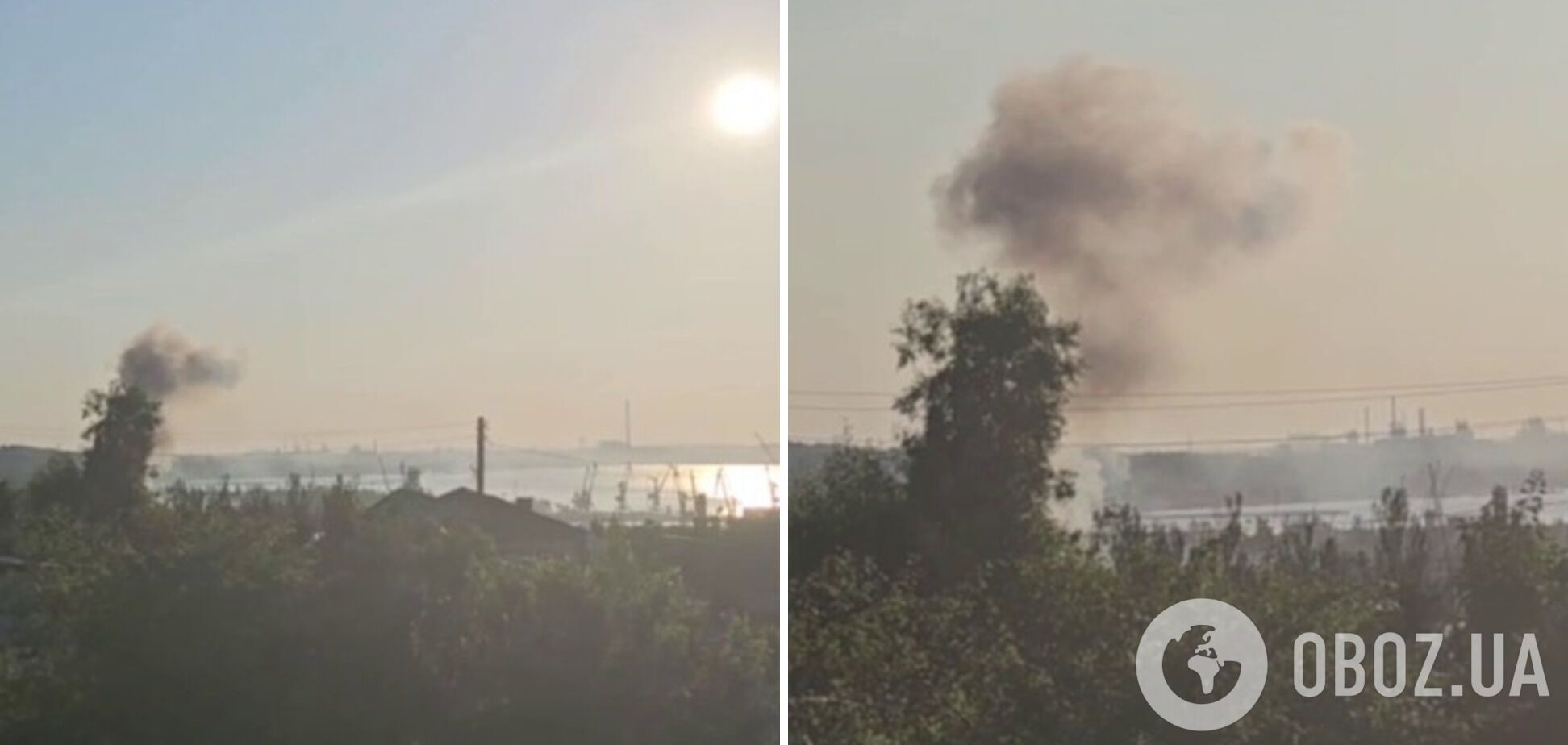 В районе порта оккупированного Мариуполя прогремел взрыв: ликвидированы четыре офицера РФ. Видео