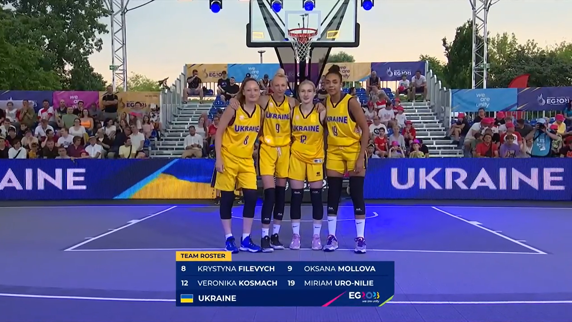 Украинки вылетели с Европейских игр-2023 в турнире по баскетболу 3х3