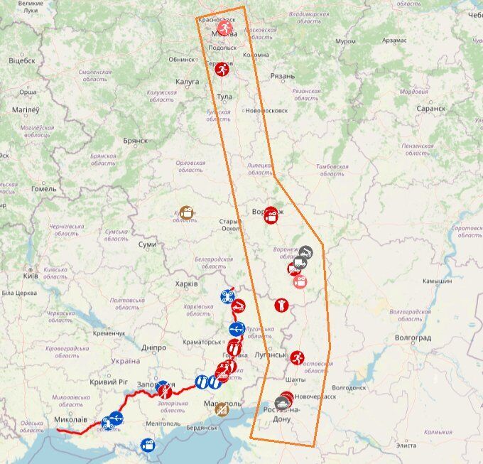 Кіна не буде: Пригожин розвернувся, не дійшовши до Москви 200 км. Карта