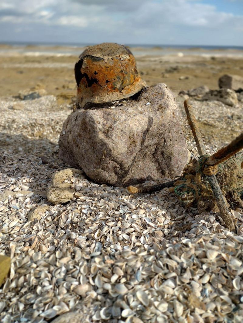 На дне Каховского водохранилища были обнаружены предметы времен казачества, Византии и кости мамонтов. Фото