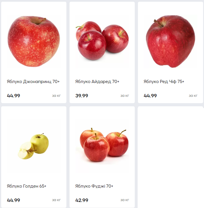 Дешевые яблоки закончились