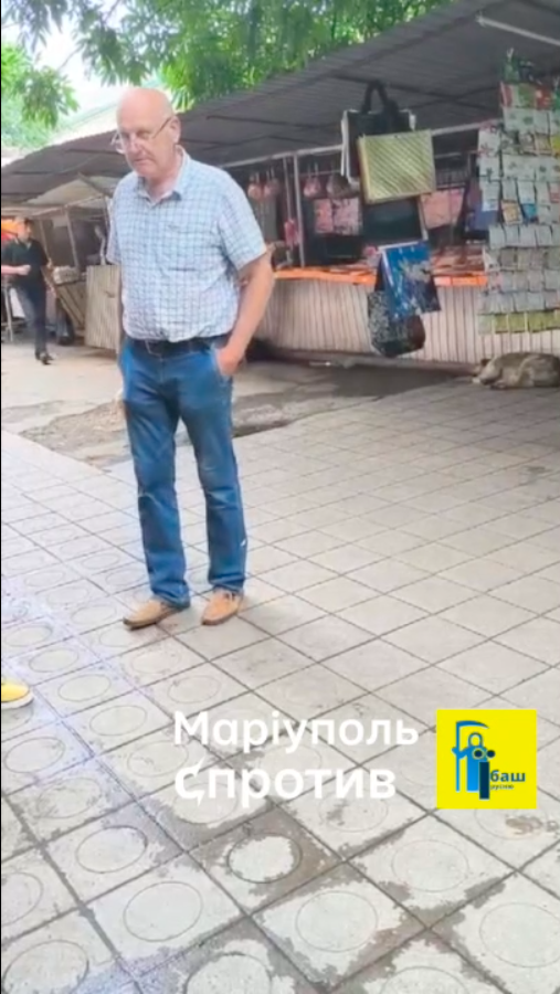 "Було б мені 38, я б з автоматом таких, як ви, мочив би за Україну": у Маріуполі хоробрий пенсіонер поставив окупантів на місце. Відео