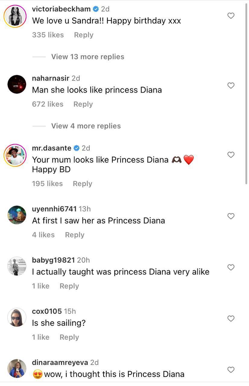 "Выглядит как принцесса Диана": неузнаваемый Дэвид Бекхэм поразил фото с мамой в молодости