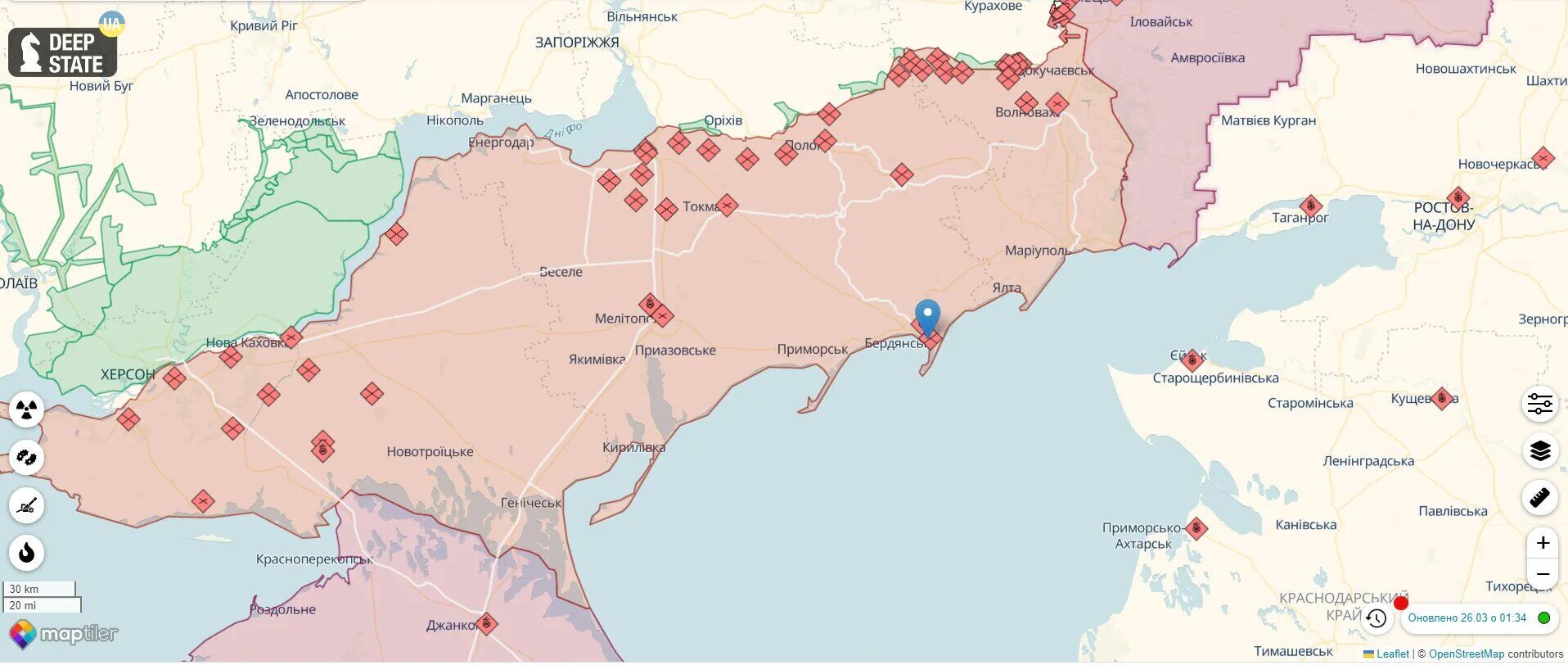 Окупанти заявляли про удар Storm Shadow: з'явилися супутникові фото порту в Бердянську після "бавовни"