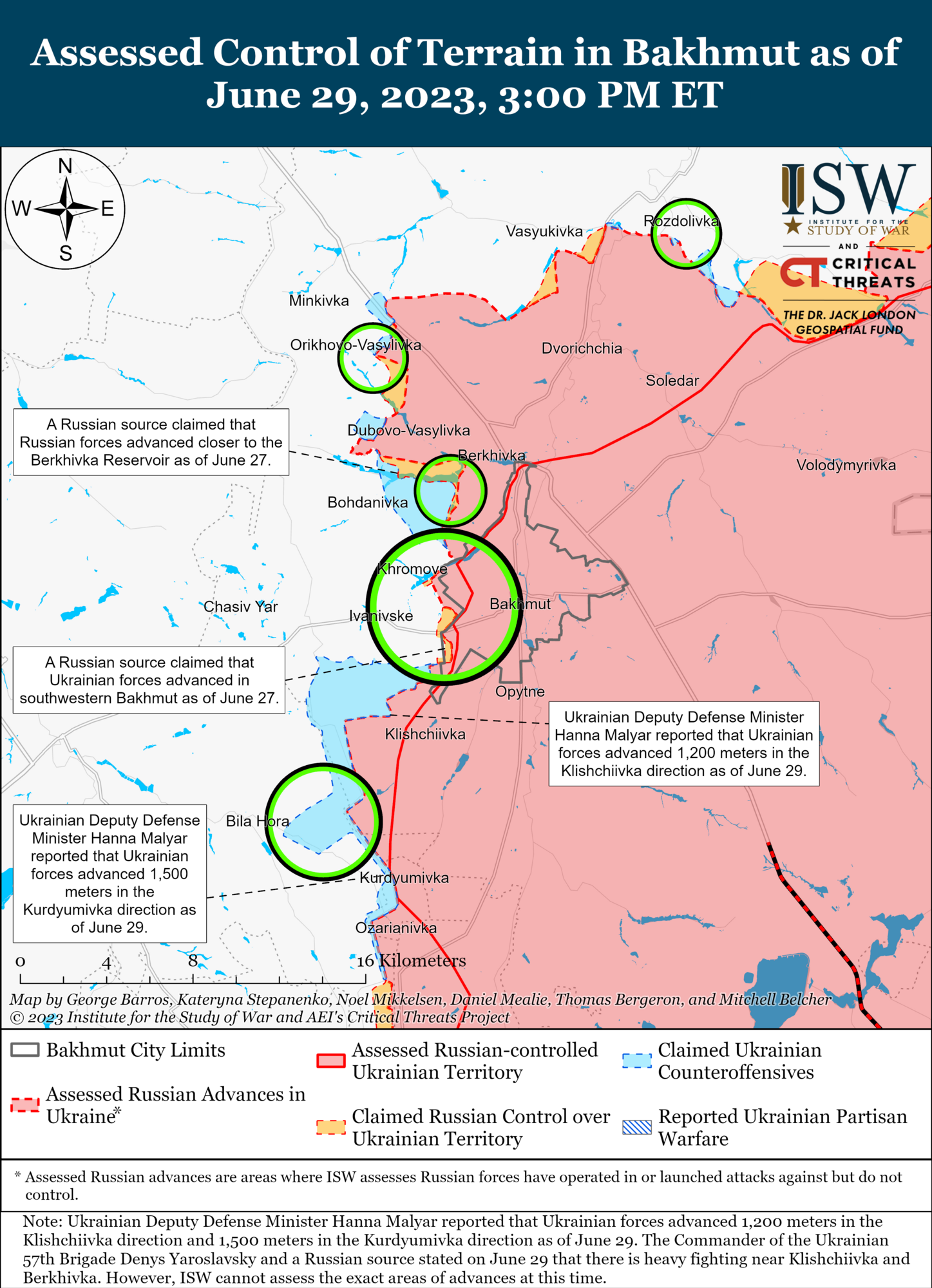 ВСУ добились успехов в наступательных операциях, Кремль может формально взять под контроль ЧВК "Вагнер" – ISW