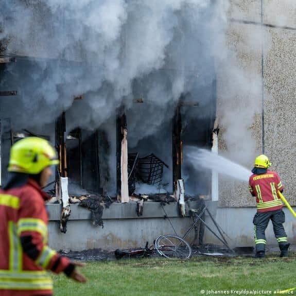 Пожар в доме, где проживали украинцы