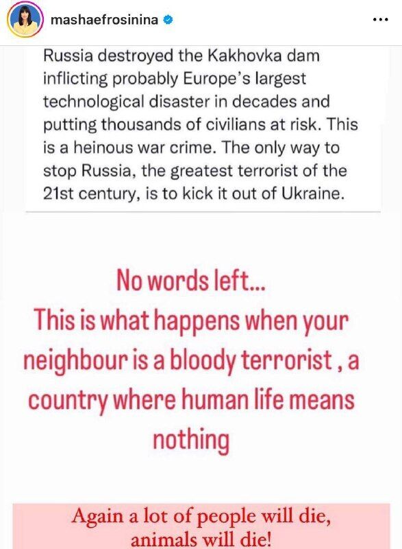 "Справжній екоцид XXI століття": Нікітюк, Горбунов, Бєдняков та інші зірки відреагували на підрив Каховської ГЕС